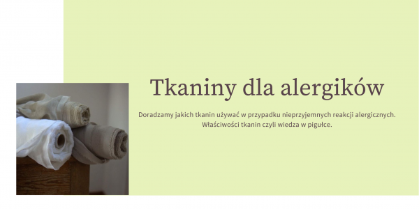 Tkaniny pre alergikov